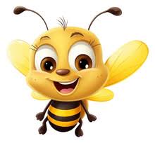 Cartoon Bee Free Stock Photo