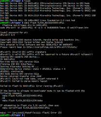 Unable to update MCU verison