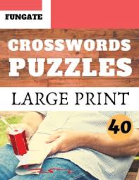 57 connect the dots worksheets ordered by difficulty. Crosswords Puzzles Fungate Crosswords Crossword Puzzle Books For Adults Medium Difficulty Classic Vol 40 Large Print Paperback Trident Booksellers And Cafe