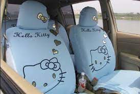 Hello Kitty Car Seat Covers In Blue Hello Kitty Car Hello Kitty Car Accessories Hello Kitty Purse