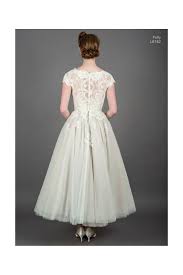 Your wedding dress should make you feel more beautiful than ever. Polly Rose Lb182 Loulou Bridal Tea Calf Vintage 50s Spotty Bridal Gown