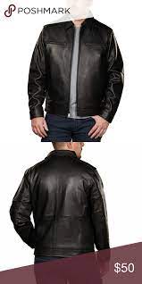 Boston Harbour Men S Black Leather Jacket Leather Jacket Black Leather Jacket Mens Black Leather