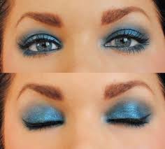 new year s makeup under the blue dress