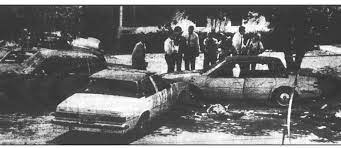 The black monte carlo belongs to miami resident jose collazzo, who is target shooting on march 12, 1986, at a lake near the tamiami trail. The 1986 Fbi Miami Shootout Flashback Miami