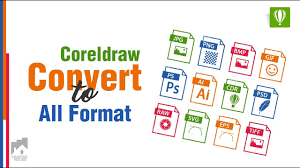 Coreldraw Tutorial Coreldraw Convert To All Format Files Graphi Coreldraw Tutorial Computer Aided Drafting