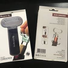 Belwares ah so wine bottle opener with 2 prongs durable stainless in gift tin. Ah So Corkscrew Wine Opener Food Drinks Beverages On Carousell