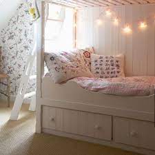 Fairy Lights In Girls Bedroom Interiors For More Decorating Ideas Visit Redonline Co Uk Childrens Bedroom Lighting Girls Bedroom Bedroom Decor