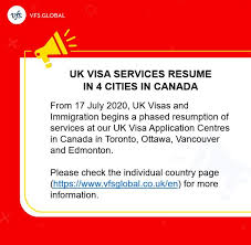 Uk Visa Being Processed In Canada Again The Official Announcement Is Here Finally Ukvisa