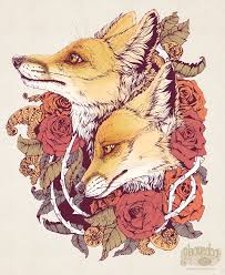 Sweat Tears Or The Sea Fox Artwork Animal Drawings Fox Art