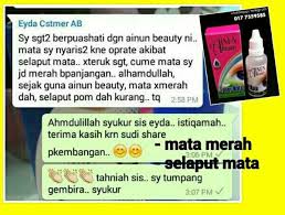 Obat ini sangat cocok digunakan untuk sembuhkan radang selaput bening mata ataupun radang selaput bening mata. Testimoni Selaput Mata 44 Nak Cari Penawar Ubat Mata Rabun Silau Selaput Mata Katarak Mata Merah Senang Je Dengan Ubat Titis Ainun Beauty Eye Beauty Plus Ebp