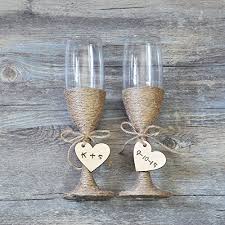 Maybe you would like to learn more about one of these? Custom Wedding Glasses Toasting Flutes Glasses Personalized Rustic Wedding Champagne Glasses Bride And Groom Glasses Rustic Wedding Gifts Buy Online In India At Desertcart In Productid 24231193