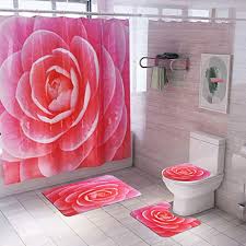 Shower curtain and bath mat set. Fish Scale Carpet Doormats Decor Shower Curtain And Rugs Bath Mat For Tub Kids Floor Naiflowers Bathroom Mat Sets 4 Piece Non Slip Shower Curtain Bathroom Mat For Entry Kitchen Bath Home Healthclubnu Nl