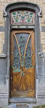 Blvd Gneral Jacques 97 Unique Doors Art Nouveau Architecture Entrance Doors
