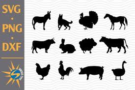 Download Farm Animal Silhouette Graphic By Svgstoreshop Creative Fabrica PSD Mockup Templates