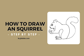 Star the squirrel drawing from the head. How To Draw A Squirrel Easy Drawing Tutorial For Beginners Bujo Babe