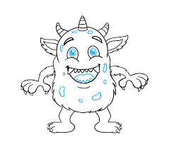 The illustration is available for download in high resolution quality up to 4000x4000 and in eps file format. How To Draw A Cartoon Monster Easy Drawing Guides
