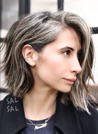 Embrace The Grey Blending Gray Hair Gray Hair Growing Out Balayage Hair
