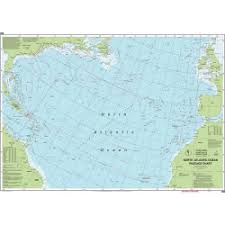 Imray 100 North Atlantic Ocean Passage Chart