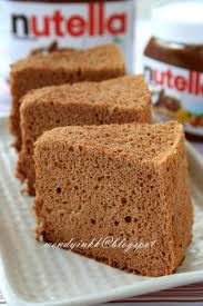 Nutella Chiffon Cake Nutella Week 1 By Table For 2 Or More Recette De Petit Dejeuner Gateau Noel Biscuit De Noel