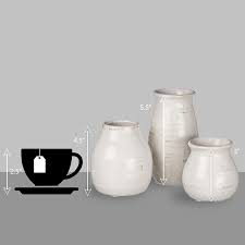 Check spelling or type a new query. Rustic White Home Decor Cm2583 Great For Centerpieces Sullivans Small White Ceramic Vase Set Kitchen Office Or Living Room Home Decor Home Kitchen Rayvoltbike Com