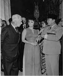Sukarno Elizabeth Taylor Tokoh Sejarah Foto Zaman Dulu Sejarah