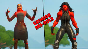 With this guide we want to help you with the following awakening challenge How To Get Red She Hulk In Fortnite How To Unlock Crimson Jennifer Walters Youtube