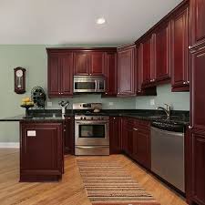new design kitchen cabinet wine color