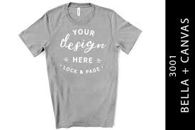 Heather Athletic Bella Canvas 3001 Mock Graphic By Lockandpage Creative Fabrica In 2020 Tshirt Mockup Shirt Mockup Design Mockup Free