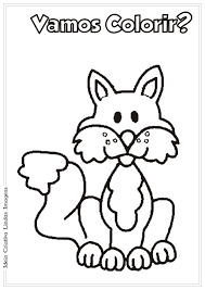 Procurando desenhos para imprimir e colorir? Desenho De Raposa Para Colorir