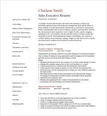 Executive Resume Template -12+ Free Word, Excel, PDF Format Download ...