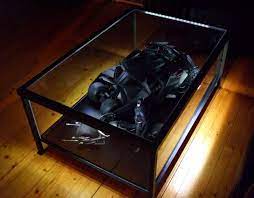 Lineage show case glass display top coffee table with drawer bucksestatetraders. Ikea Granas Coffee Table Become Awesome Display Case Display Coffee Table Display Case Lego Display Case