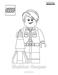 Pypus is now on the social networks, follow him and get latest free coloring pages and much more. Sheldon Cooper Minifigure Coloring Page Super Fun Coloring
