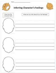 Inferring Character Feelings Character Worksheets Feelings Kindergarten Worksheets