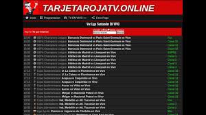 » agenda / programación de hoy en pirlo tv. Tarjeta Roja Tv Rojadirecta Pirlo Tv Futbol En Vivo