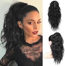 Amazon.com : HOOJIH Clip in Ponytail Hair Extension
