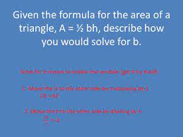 Check spelling or type a new query. 2 8 Literal Equations And Dimensional Analysis Algebra 1 September 15 Ppt Download