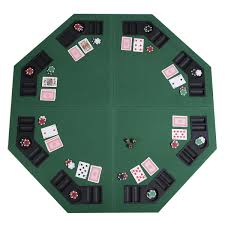 48 8 Players Octagon Fourfold Poker Table Top Poker Table Top Folding Poker Table Octagon Poker Table