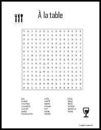 French Dining Vocabulary Word Search Puzzle Vocabulary Words Words Vocabulary