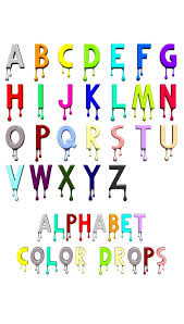 Alphabet Color Drops 3d Model In 2020 Small Space Interior Design 3d Model Alphabet Coloring