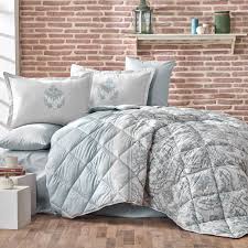 مفرش توركا صيفي مفرد ونص تيفاني عدد القطع 4 Duvet Sets Bed Summer Bedding