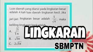 Soal ini digunakan untuk seleksi mahasiswa baru yang akan masuk perguruan tinggi negeri tahun ajaran 20182019. Pembahasan Soal Sbmptn Tentang Lingkaran Qwerty