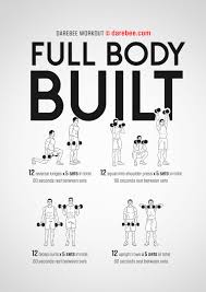 Full body hot sale gym plan
