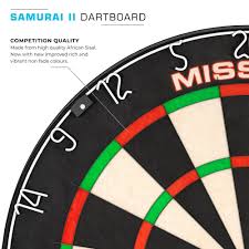 The razor shot dartboard by dart world features razor thin wiring and is free of staples. Mission Samurai Ii Dartboard Ultra Thin Wire Professional Board Perfect Darts