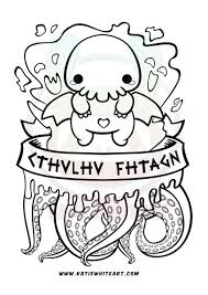 Cutie Cthulhu Cthulhu Pop Art Art