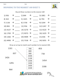 Here you will find our selection of 4th grade math worksheets. Rounding To The Nearest 100 Worksheets