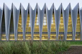 Mulimatt Gymnasium Studio Vacchini Architetti Archello Facade Architecture Design Roof Architecture Facade Design