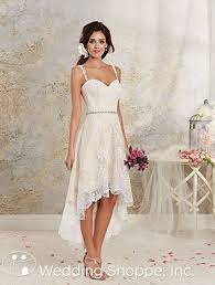 Vintage Inspired High Low Wedding Dress Short Lace Wedding Dress Wedding Dresses High Low Tea Length Wedding Dress
