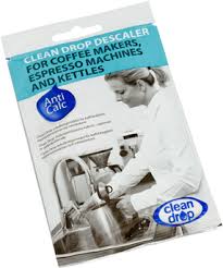 The store will not work correctly in the case when cookies are disabled. Clean Drop Descaler For Coffee Machines 40 G Crema