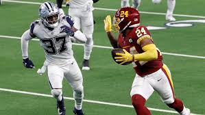Adrian peterson found the end zone twice in the first half, but detroit could not build on those early scores. Washington Football Team Beats Cowboys Thanksgiving Day Nfc East Wusa9 Com