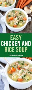 Learn how to make chicken soup with rice with celery, leeks, carrots, and more to keep you warm whenever you need. Easy Chicken And Rice Soup Recipe